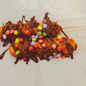 Lollipop waffle sucrée